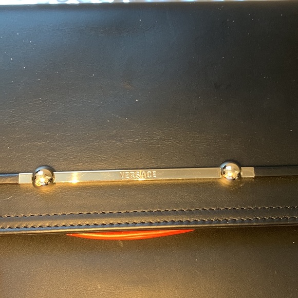 NWT Versace Borsa Vitello Clutch - Picture 7 of 14